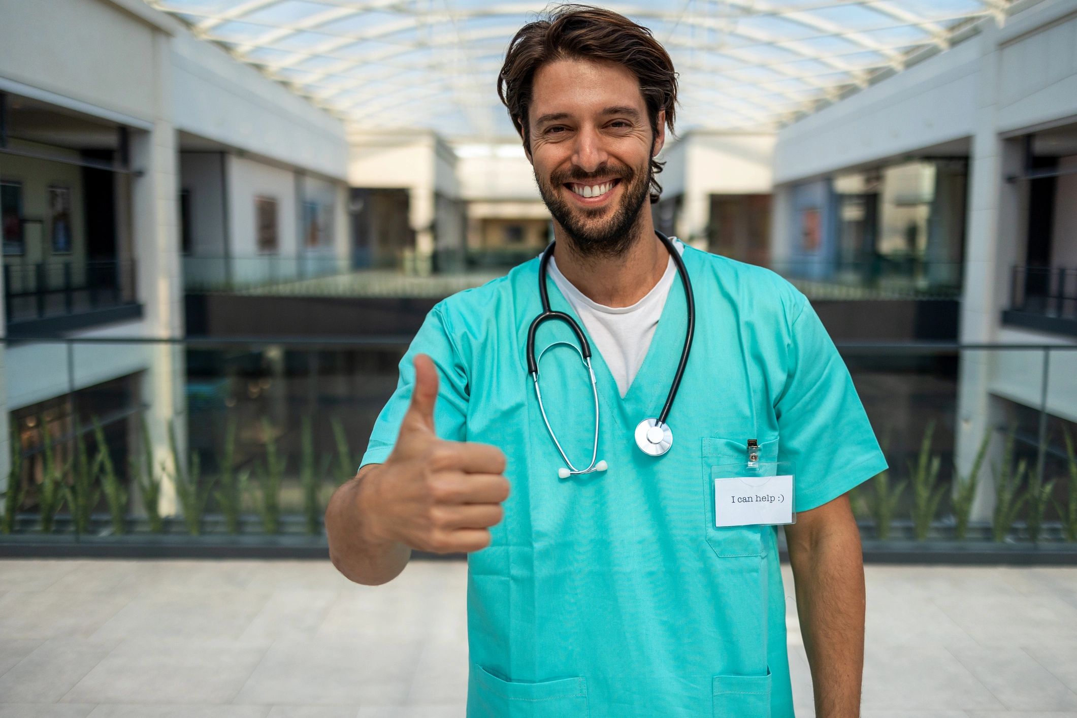 happy healthcare professional testimonial