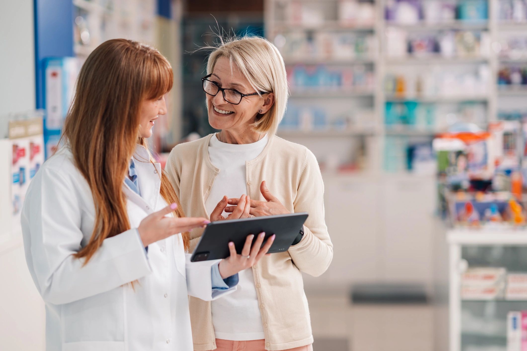 pharmaceutical products display